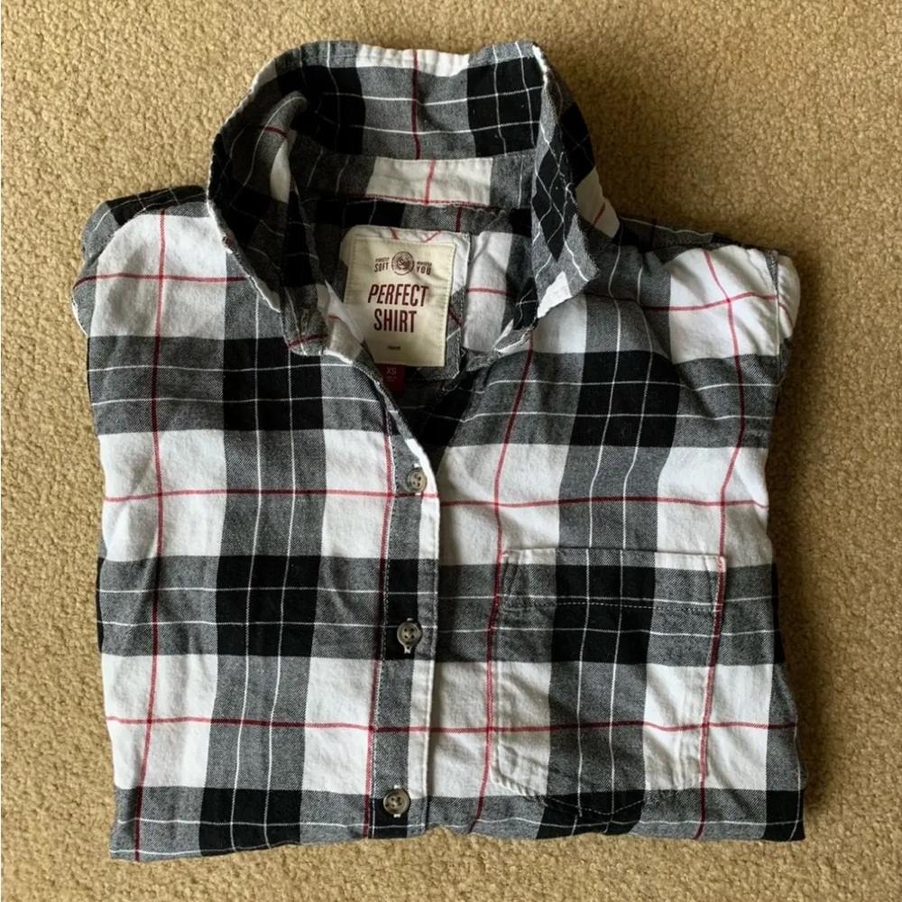 Juniors flannel size XS
